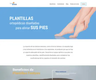 Feetyes.com(Plantillas ortopedicas Costa Rica) Screenshot