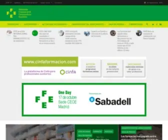 Fefe.com(Federación Empresarial de Farmacéuticos Españoles) Screenshot