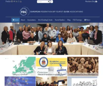 Feg-Touristguides.com(European Federation of Tourist Guide Associations) Screenshot