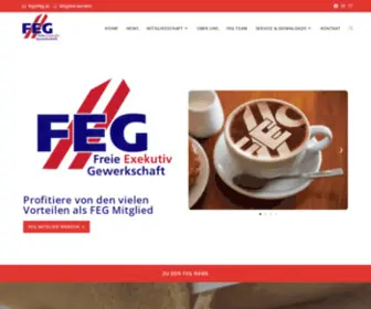 Feg.at(Home » FEG) Screenshot