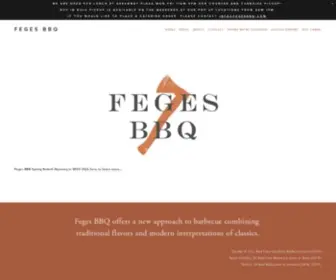 Fegesbbq.com(Feges BBQ) Screenshot