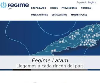 Fegime.com.ar(Home FEGIME LATAM) Screenshot