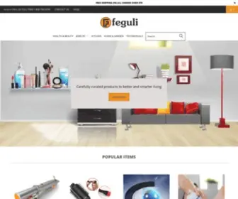 Feguli.com(FEGULI OFFICIAL WEBSITE) Screenshot