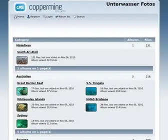 Fehlmann.info(Unterwasser Fotos) Screenshot