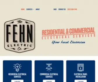 Fehnelectric.net(Fehn Electric Co) Screenshot