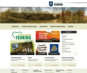 Fehring.at(Stadtgemeinde Fehring) Screenshot