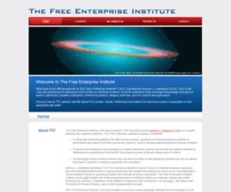 Fei-AJG.com(The Free Enterprise Institute) Screenshot