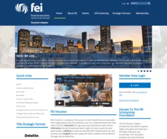 Feihouston.org(FEI Houston) Screenshot