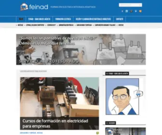 Feinad.com(Especialistas en formación eléctrica) Screenshot