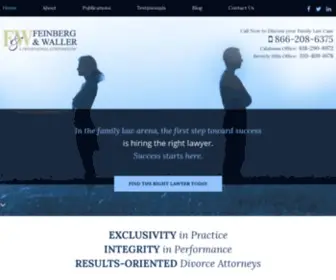 Feinbergwaller.com(Los Angeles Divorce Lawyer) Screenshot