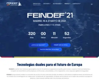 Feindef.com(Feria Internacional de Defensa y Seguridad) Screenshot