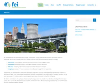 Feineo.org(FEI Northeast Ohio) Screenshot