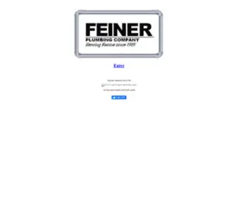 Feinerplumbing.com(Feiner Plumbing Company) Screenshot