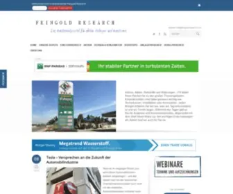 Feingold-Research.com(Feingold Research) Screenshot