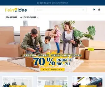 Feinidee.de(Create an Ecommerce Website and Sell Online) Screenshot