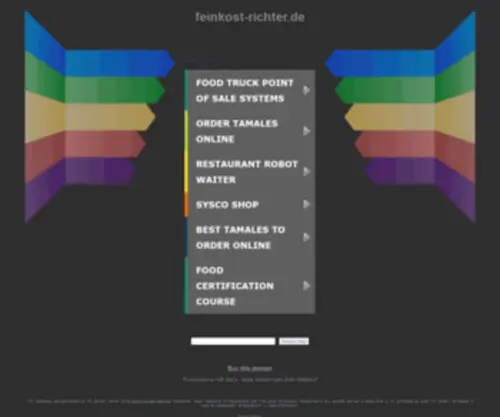 Feinkost-Richter.de(Partyservice) Screenshot