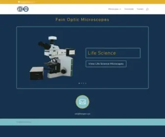 Feinoptic.com(Fein Optic Microscopes) Screenshot