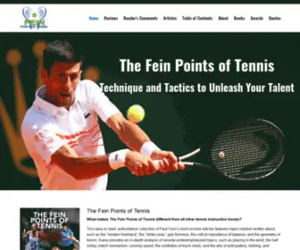 Feinpointsoftennis.com(Feinpointsoftennis) Screenshot