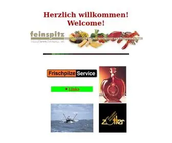 Feinspitz.com(Feinspitz plattform gourmet feinschmecker) Screenshot