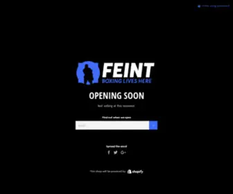 Feintboxing.com(Feint Boxing) Screenshot