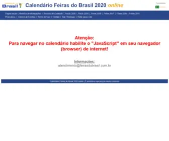 Feirasdobrasil.com.br(Calendário de FeirasFeiras da Semana) Screenshot