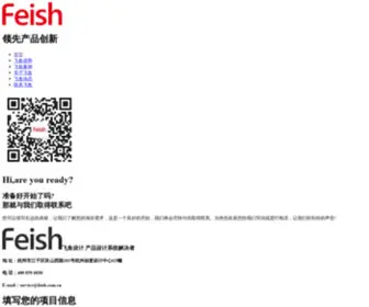 Feish.com.cn(飞鱼设计的核心理念) Screenshot