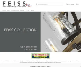 FeisslightingonlineStore.com(Feiss Lighting Online Store) Screenshot