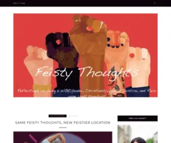 Feistythoughts.com(Turns out…she's got something to say) Screenshot