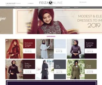 Feizaonline.com(Online Hijab Fashion Store) Screenshot
