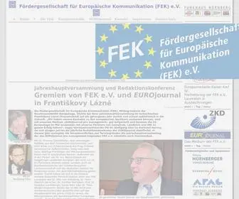 Fek-EV.de(FEK e.V) Screenshot