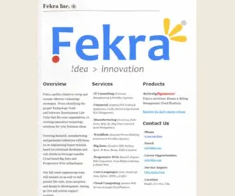 Fekra.com(Fekra Inc) Screenshot