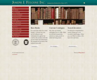 Felcone.com(Antiquarian Booksellers) Screenshot