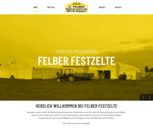 Felber-Festzelte.ch(Küchenanbau) Screenshot