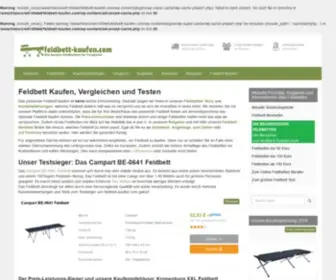 Feldbett-Kaufen.com(Feldbett) Screenshot