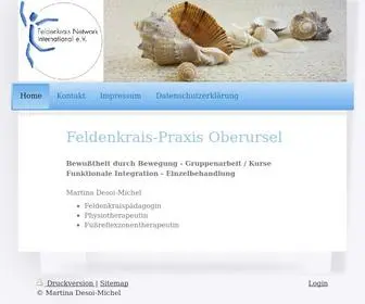 Feldenkrais-Oberursel.de(Feldenkrais-Praxis Oberursel) Screenshot