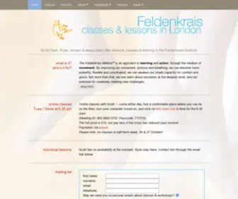 Feldenkraislondon.com(Scott Clark) Screenshot