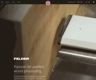 Felderusa.com(Woodworking machines) Screenshot