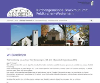 Feldkirchen-Evangelisch.de(Kirchengemeinde Bruckmühl mit Feldkirchen) Screenshot