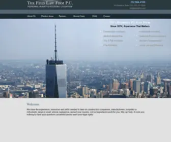 Feldlawfirm.com(The Feld Law Firm) Screenshot