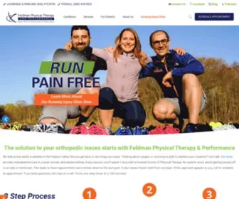 Feldmanphysicaltherapy.com(A Hudson Valley Physical Therapy Center) Screenshot