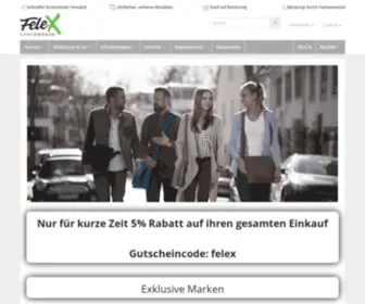 Feleks.eu(Schreibmappen, Taschen Onlineshop) Screenshot