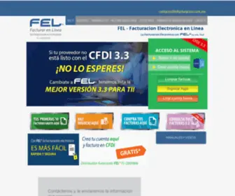 Felfacturacion.com.mx(Facturar en Linea FEL) Screenshot
