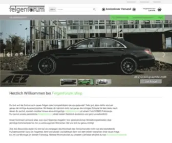 Felgenforum.shop(Felgen und Kompletträder günstig online kaufen) Screenshot