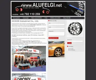 Felgi.net(Wszystko o felgach HIJOIN) Screenshot