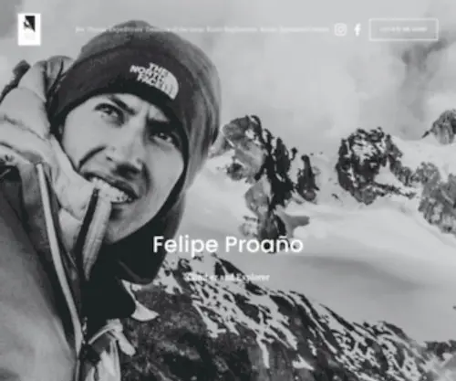 Feli-PRO.com(Felipe Proaño The North Face) Screenshot