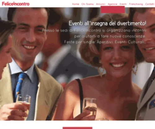 Feliceincontro.net(Agenzie per single in tutta Italia) Screenshot