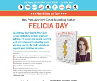 Feliciadaybook.com(Felicia Day) Screenshot