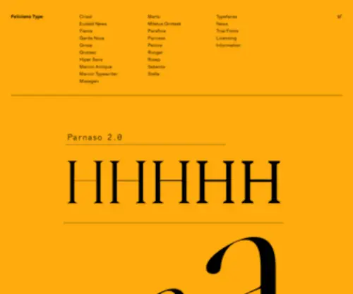 Felicianotypefoundry.com(Felicianotypefoundry) Screenshot