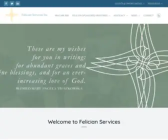 Felicianservices.org(Felician Services) Screenshot