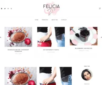 Feliciazee.com(WordPress) Screenshot